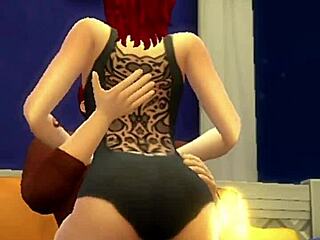 Redhead Cuckold Licks Pussy Before Fucking and Cumming