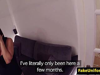 Why is that british milf riding the cop's dick?