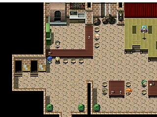 Seris battles monsters in harbor village