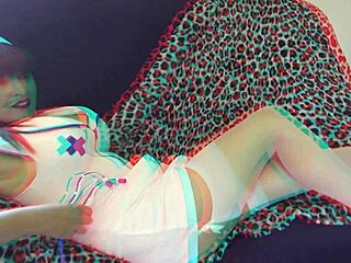 Naughty nurse Bettie Hayward battles Tracy's dog in 3D