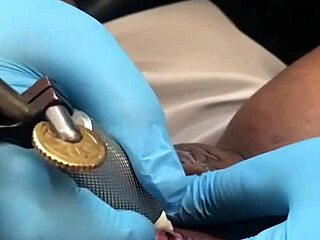 Exciting tattoo appointment for latina teen