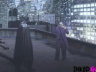 Inked Girls In Cosplay Orgy At Gotham Strip Club