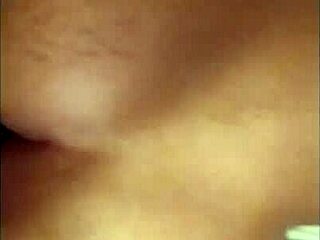 Black tinder girl fucked by big white cock!