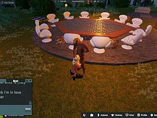 Blonde Takes on a Huge Big White Cock