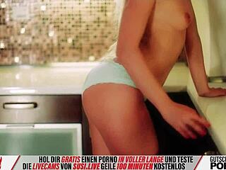 i love stripping and fingering myself, watch blonde susi show it all