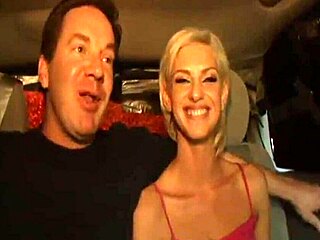 Blonde babe Christine Alexis enjoys a group sex session and facial cumshot