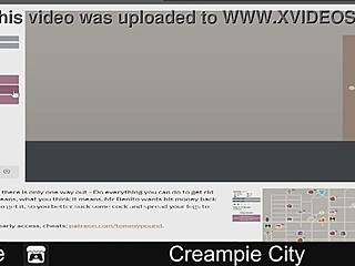 I say, creampie city with erotic scenes.