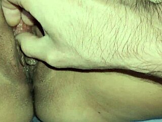 massaging my sexy wife until she moans and cums fully on red