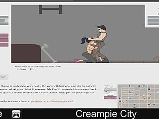 I say, creampie city with erotic scenes.