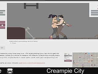 I say, creampie city with erotic scenes.