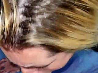 Blonde Slut's Deepthroat Skills: Can She Handle the Wild Blowjob Challenge in Public?