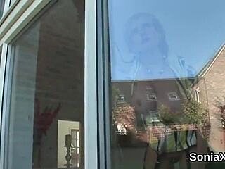 i'm cheating british milf lady sonia flaunting my massive naturals wet pussy