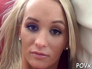 Naughty Teen 18+ Gives Blowjob And Fucks Cock