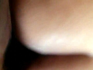 black chick with fat ass gets creamy on the dick