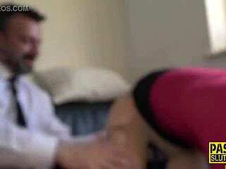 skinny little 18+ submissive throats and rides