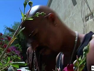 interracial group scene with katja kassin in foursome