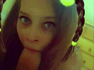 Beautiful Russian Blonde Gives Blowjob On Snapchat Chat