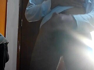 Hot Spanish Teen Masturbates with Cock in European Sex Scene