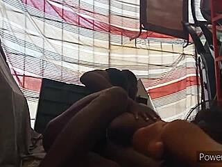 Take that dick, bitch, he growls while fucking her doggystyle