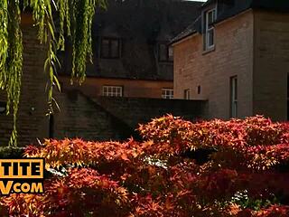 pov - petite brunette audrey jane in intimate positions