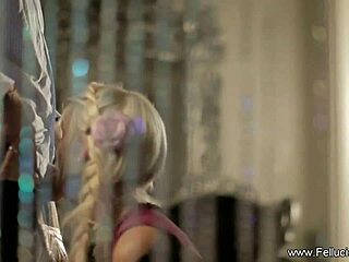 fellucia gives a perfect blowjob and swallow in this amateur video