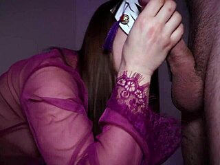 cat-girl gets deepthroat and anal fucking for making a sloppy mess in the room