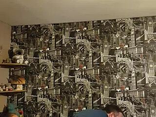 Guy stands and masturbates in public