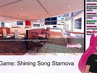 Shining Song Starnova Aki's route continued in a captivating VTuber livestream
