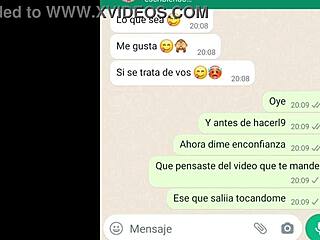 Online romance: Latina beauty Novia and her boyfriend's intimate conversation