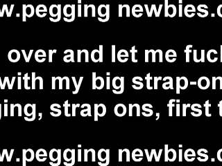 aren't you lucky to get pegged by this strapon babe in bdsm?