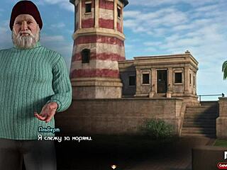 Anime teen gets creampied during hot beach sex scene