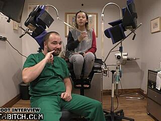 Kalani Lana's derriere is covered in semen by Dr. Tampa on Blowjob.com