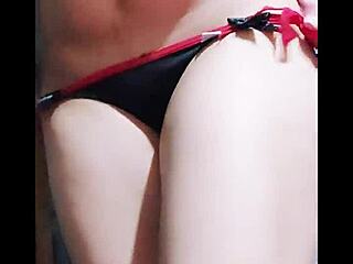 My asian wife squirts after sexy dancing with big ass solo.