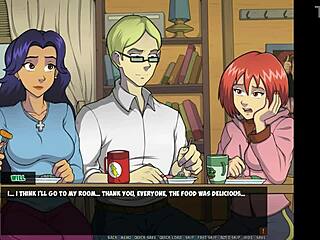 Hentai milf gets her lazy tarts investigated in 3d visual novel