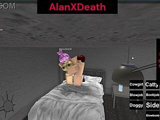 A silent encounter leads to a fast and naughty Roblox session