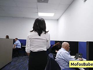 Sasha Pearl Parker and Ambrose engage in intense office romance