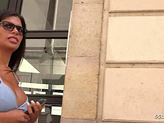 Hey, can you believe I picked up Latina Sheila Ortega with those geilen titten?