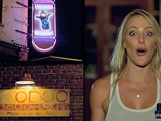 Comedic reality show featuring a kinky blonde dominatrix in a 50 Shades of Grey inspired setting