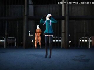 Sagiri Izumi performs raspberry dance in monster toon style