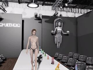 Fallout 4 Fashion Number 201 With Brunette Anime Character In Sexy Pose