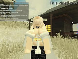 Roblox porn with deepthroat and anal banging action