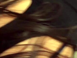 Young Peruvian teen's solo masturbation in store