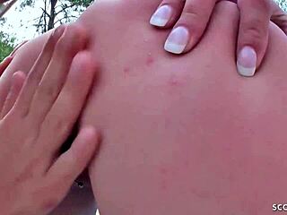 German teens lose bet and experience first lesbian sex with orgasms