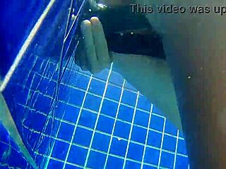 Three Amateurs Fuck Black Dildo In Public Pool With Panties In Pussy