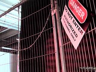 Stunning Brunette's Mouth And Cunt Stuffed With Fat Shaft!