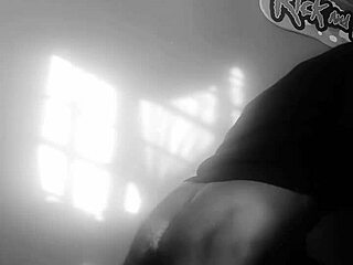 Ebony Babe's Emotional Journey Through Missionary Blowjob and Cum on Ass