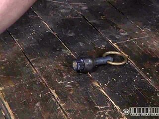 hung up playgirl gets punished in the garage