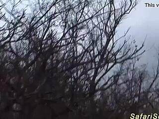 Can You Handle Skinny African Babe's Outdoor Fucking?