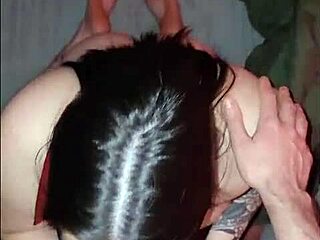 Asian paag got the white cock she was craving