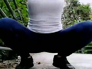 Sexy Colombiana Gets Wild Anal Action in Public Park